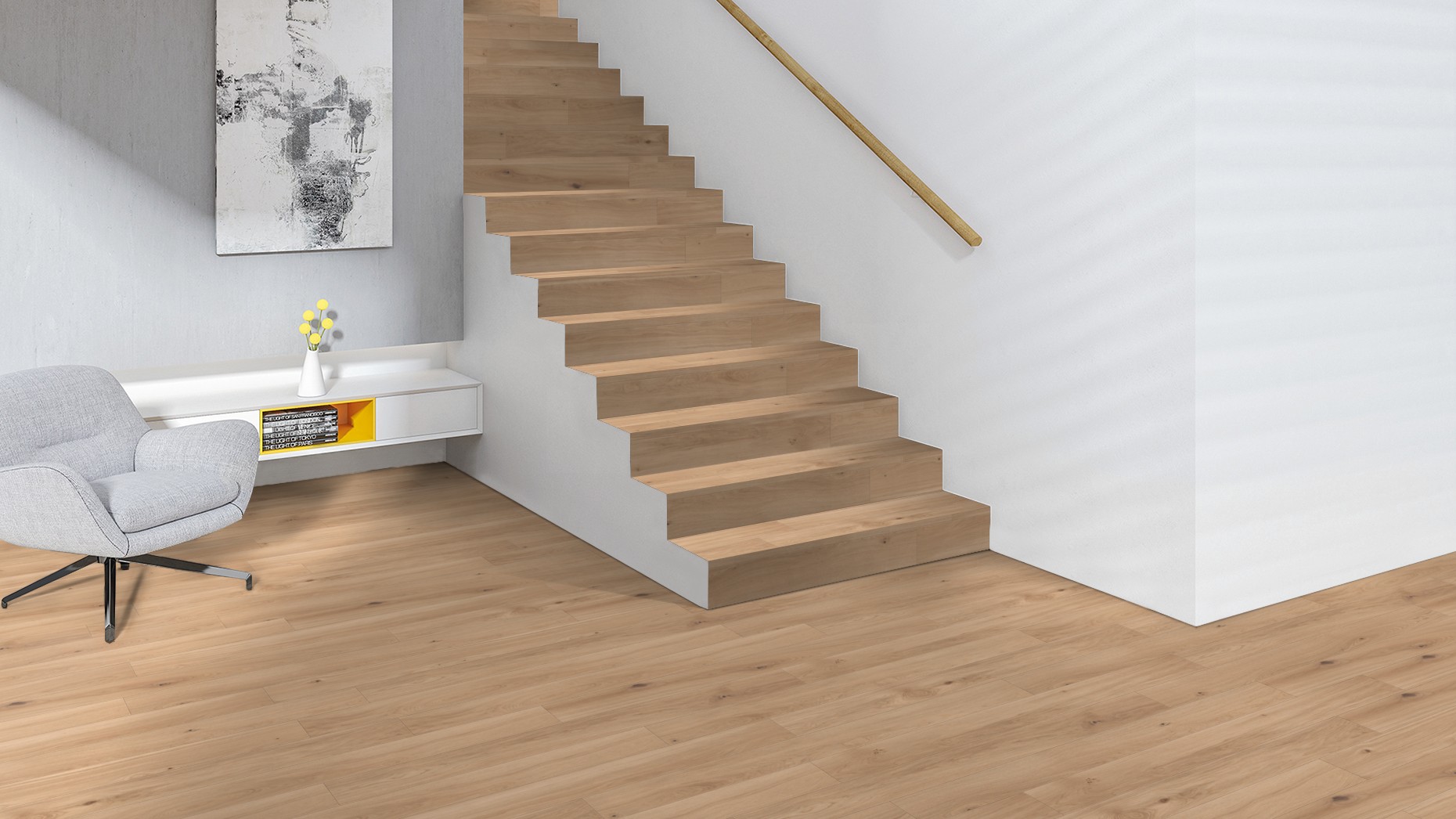 La solution de parquet sur mesure pour vos escaliers. 