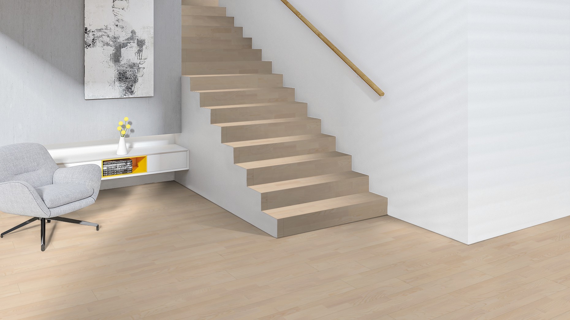 La solution de parquet sur mesure pour vos escaliers. 